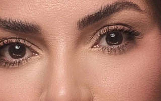 Detalhe editorial de um retrato da Camila; não representa resultado de tratamento